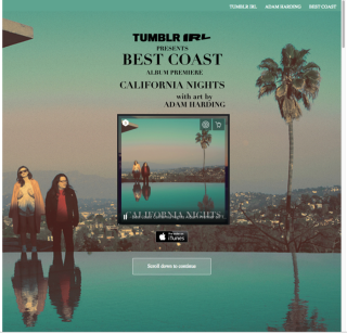Best Coast Tumblr IRL Album Premier